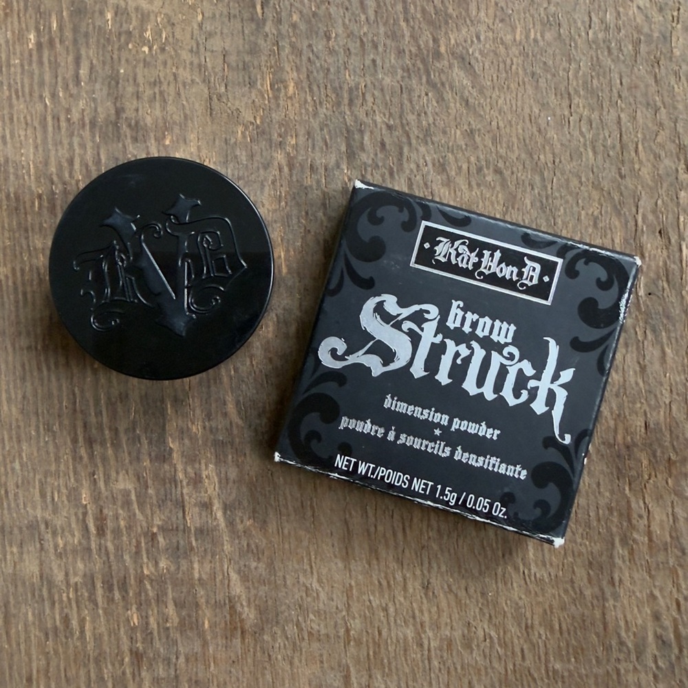 NEW Unused makeup stash: Kat von D Brow Struck & Lock-It powders